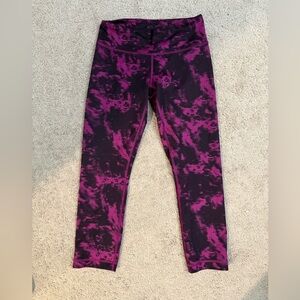 lululemon athletica Leggings - Purple and Black